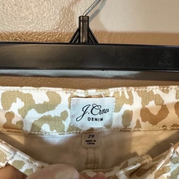 J.Crew Safari Leopard High-Rise Jeans 29 - Picture 6 of 13